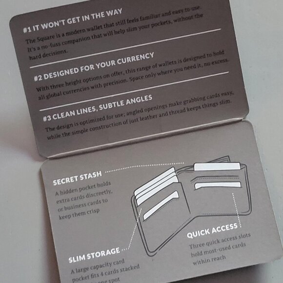 [UNUSED] Bellroy Square Slim Leather Wallet (Max. 12 Cards and Flat Bills) - Tan - Picture 6 of 6